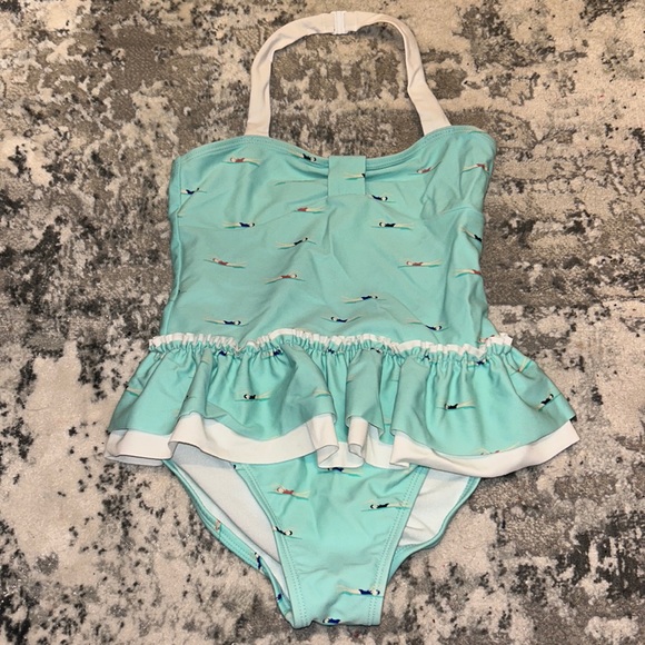 Janie and Jack swimsuit size 6 perfect condition .